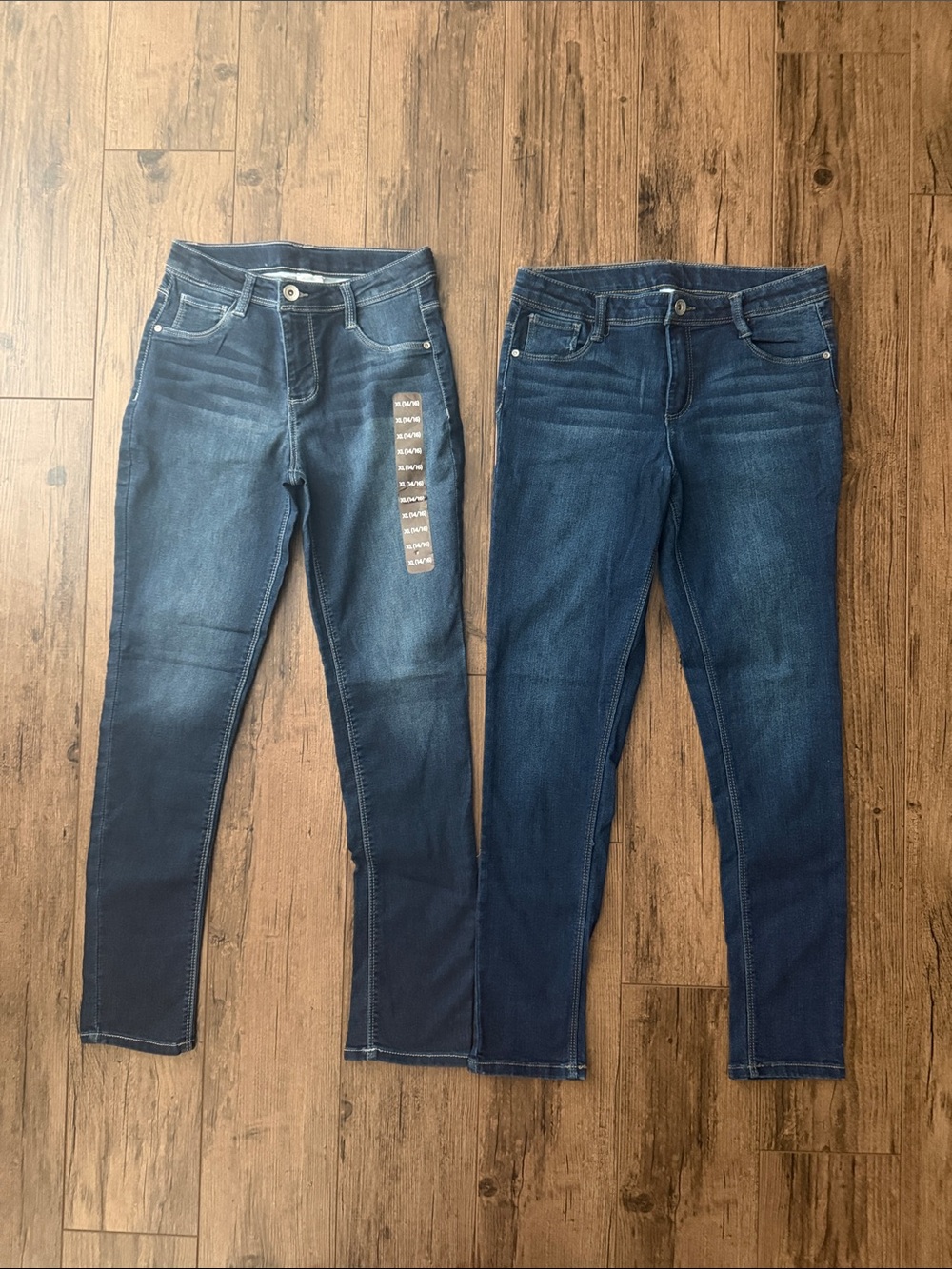Members Mark Kids Dark Blue Denim Jeans Duo